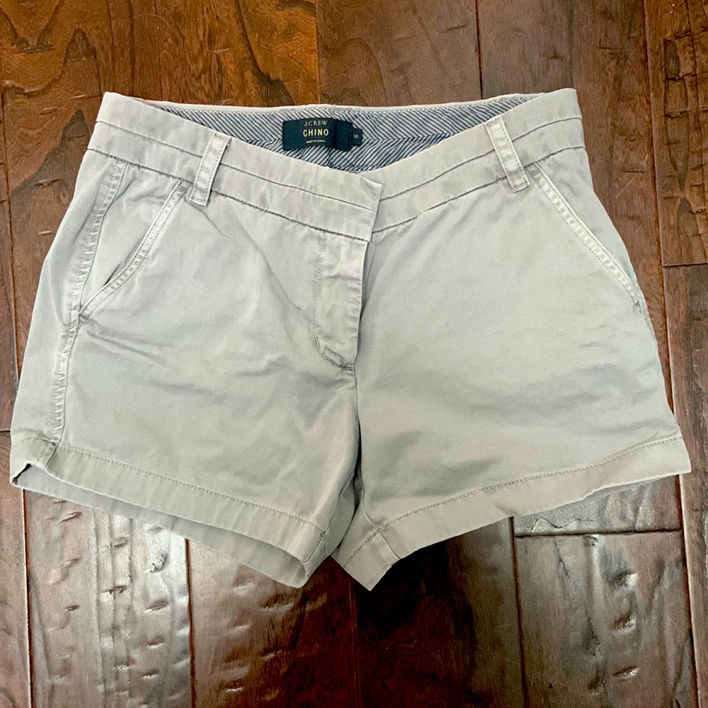 J. Crew Gray Chino Women Shorts